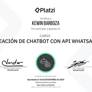 Curso de ChatBot con WhatsApp API
