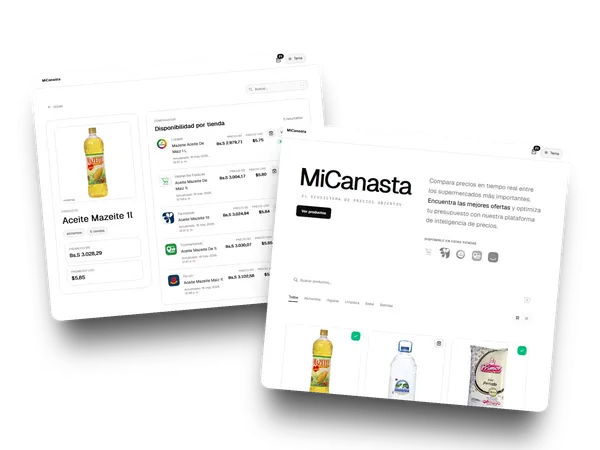 Vista previa del proyecto MiCanasta