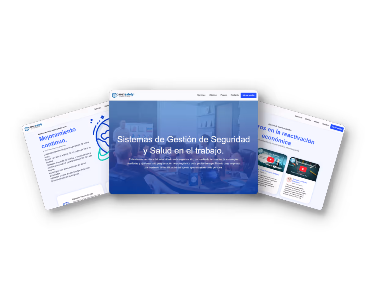 Captura de pantalla o vista previa del proyecto Sistema de SG-SST: Sistema de Gestión de Seguridad y Salud en el Trabajo para las empresas de Colombia