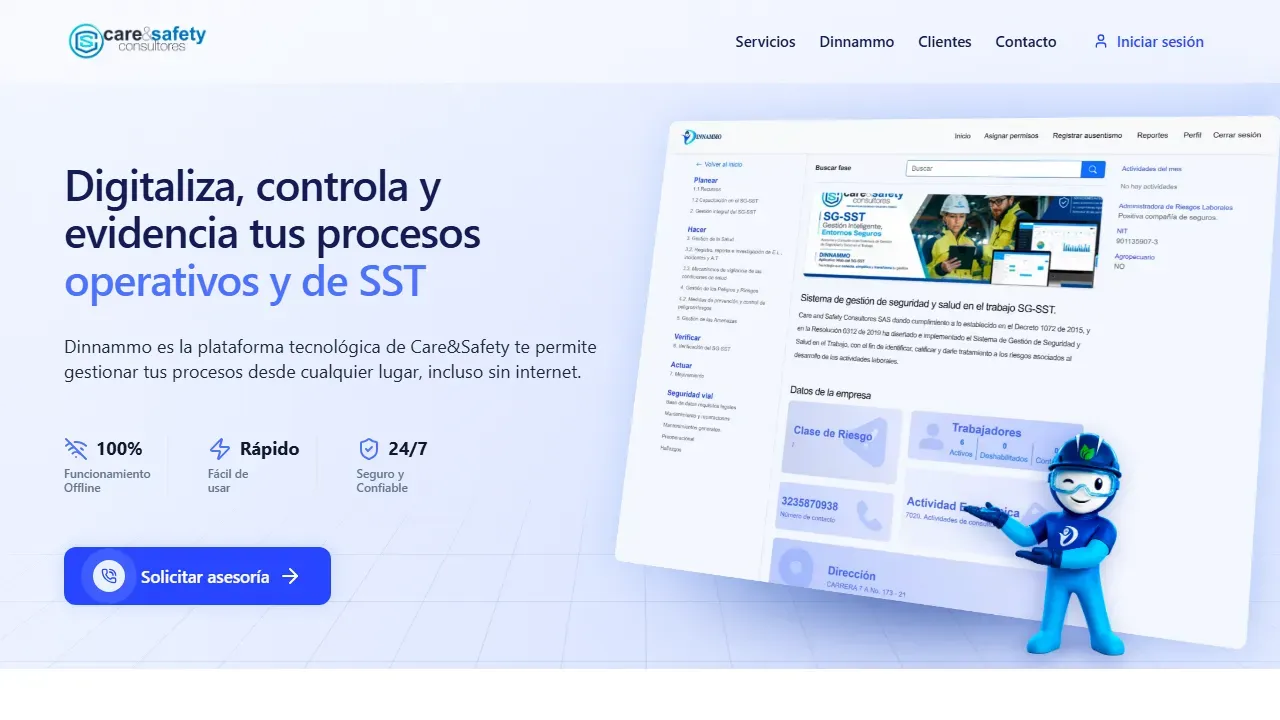 Vista previa del proyecto Sistema de SG-SST